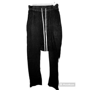 RICK OWENS • DRAWSTRING LOW GUSSET PANTS • XS